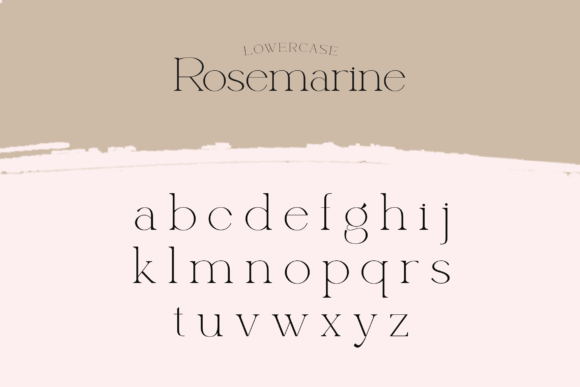 Rosemarine Font PNG with transparent background - Preview 5