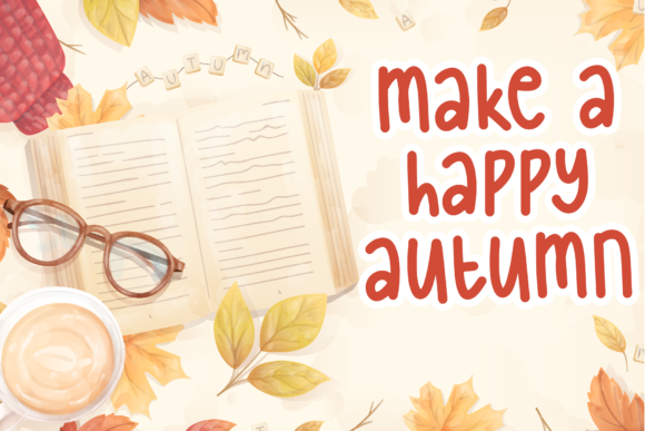 Autumn Leaves Font - Preview 1