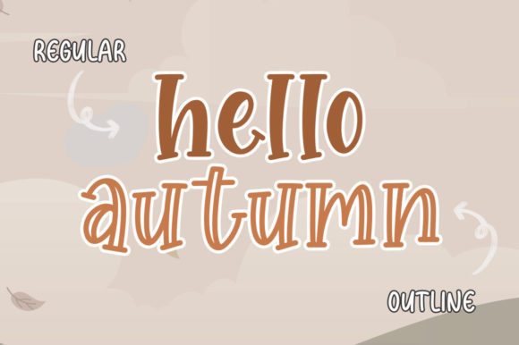 Autumn Season Font - Preview 3