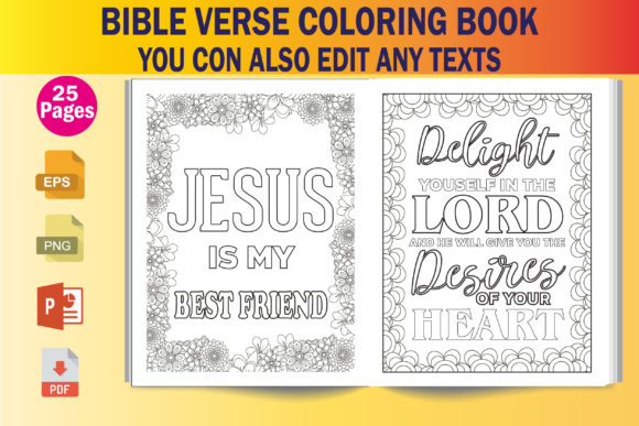 Bible Verse Coloring Book for Adults