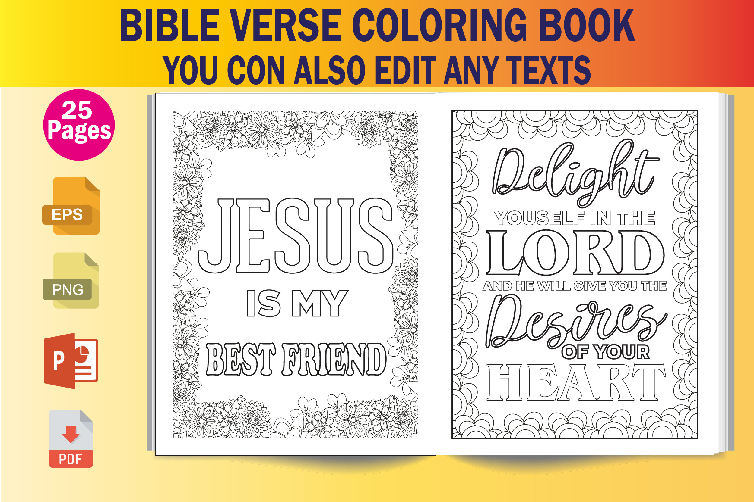 Bible Verse Coloring Book for Adults