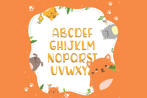Bubbly Cute Font - Preview 1