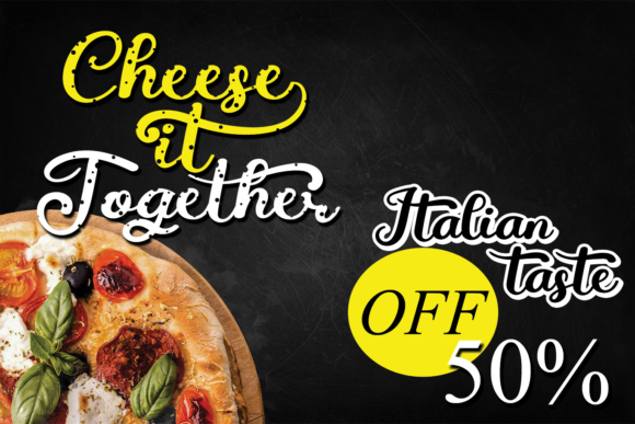 Cheese It Together Font - Preview 2