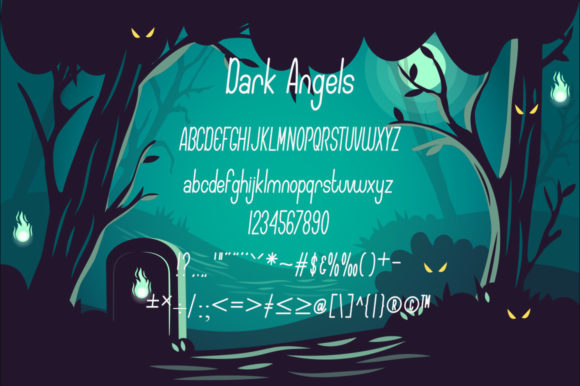 Dark Angels Font - Preview 3