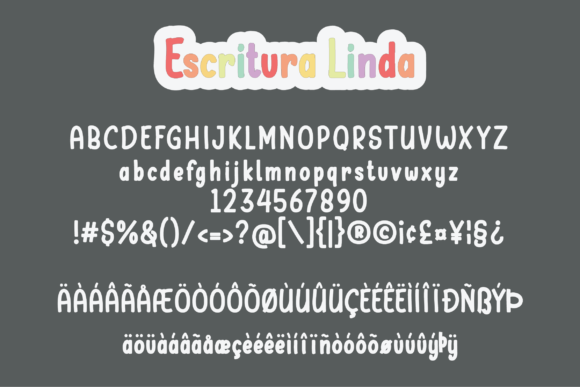 Escritura Linda Font - Preview 1