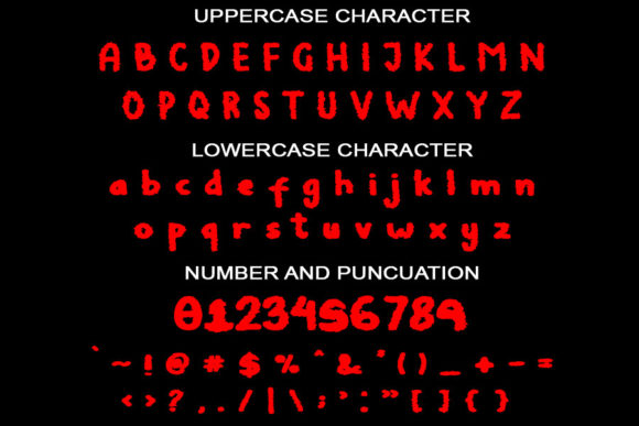 Forest Ghost Font PNG with transparent background - Preview 2