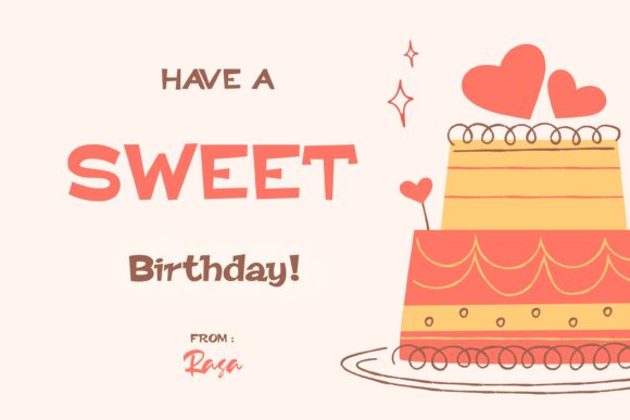 Little Brownie Font PNG with transparent background - Preview 1