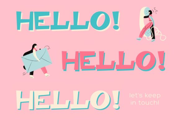 Little Brownie Font PNG with transparent background - Preview 2