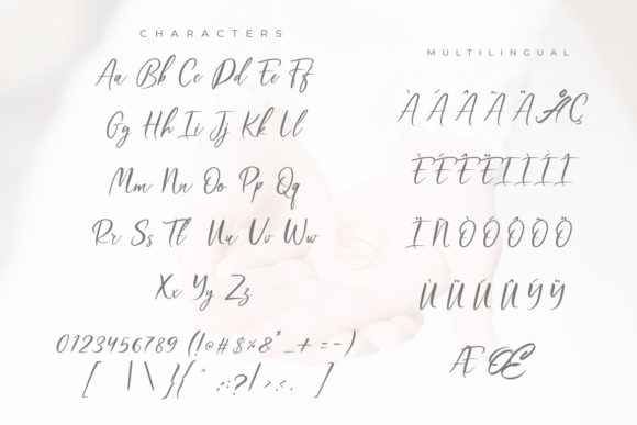 Madhelin Script Font font preview - 1