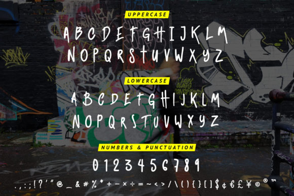 Marker Tag Font PNG with transparent background - Preview 3