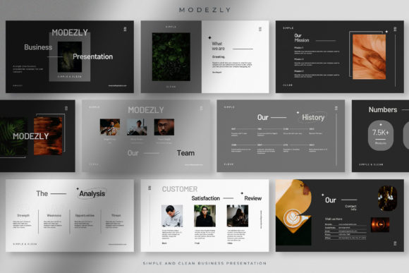 Modezly - Clean Business Presentations