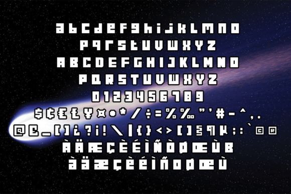 Comet Font - Preview 3