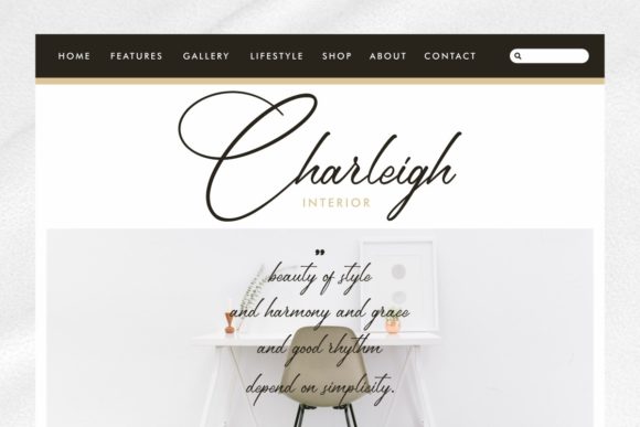 Glamour Line Font - Preview 2