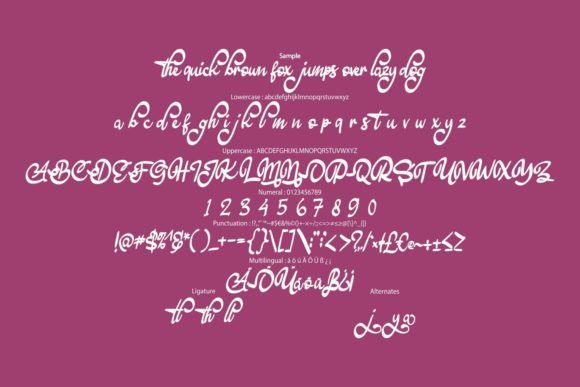 Aleyia Script Font - Preview 5