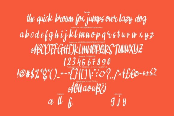 Amenty Script Font - Preview 5