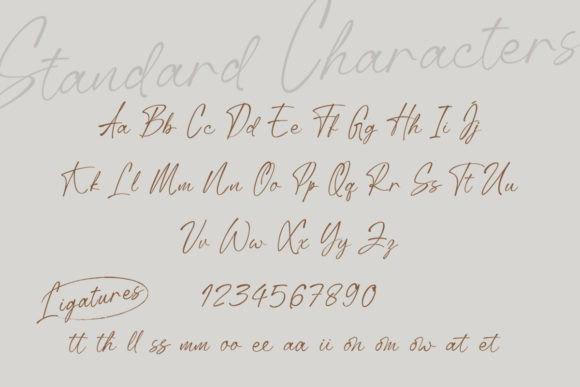 Anstally Script Font - Preview 4