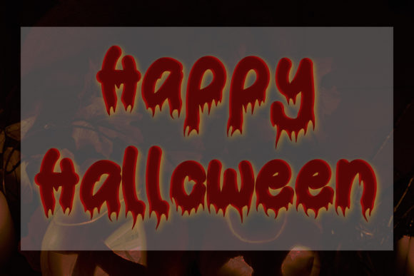 Bloody Spooky Font - Preview 2