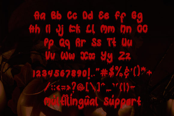 Bloody Spooky Font - Preview 6