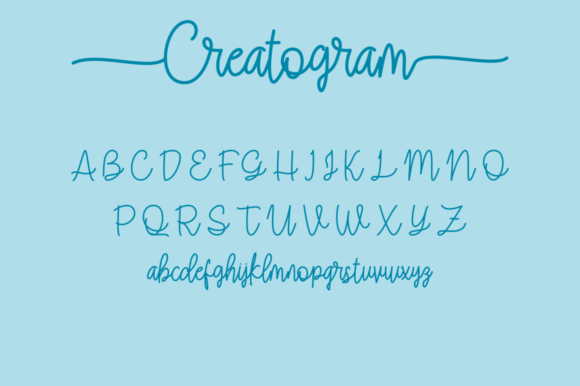Creatogram Font - Preview 1