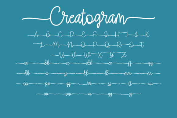 Creatogram Font - Preview 3