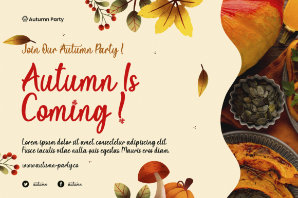 Diary Autumn Font PNG with transparent background - Preview 5