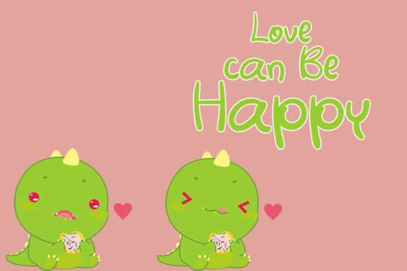 Dino Unicorn Font - Preview 1