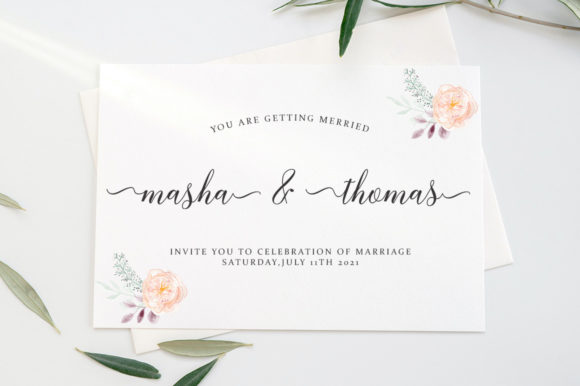 Gastine Script Font - Preview 3