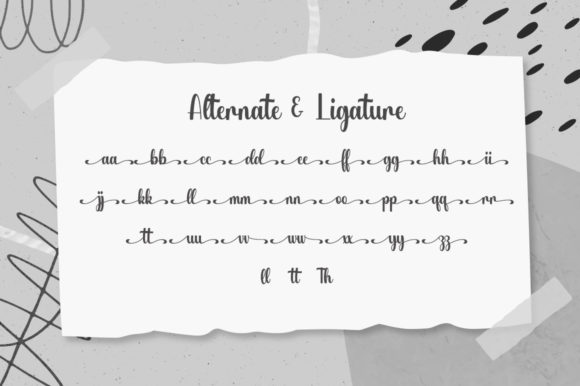 Hinata Font PNG with transparent background - Preview 5
