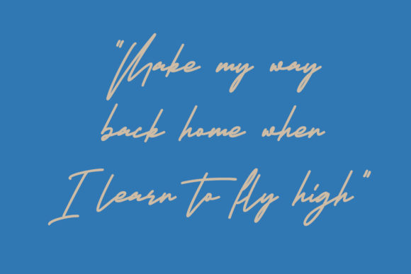 Hollestik Signature Font PNG with transparent background - Preview 3