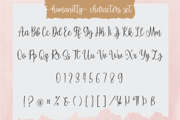 Humanitty Font - Preview 5
