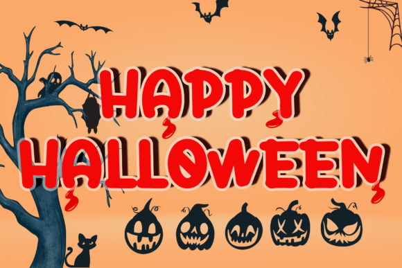 Hungry Monsta Font PNG with transparent background - Preview 1