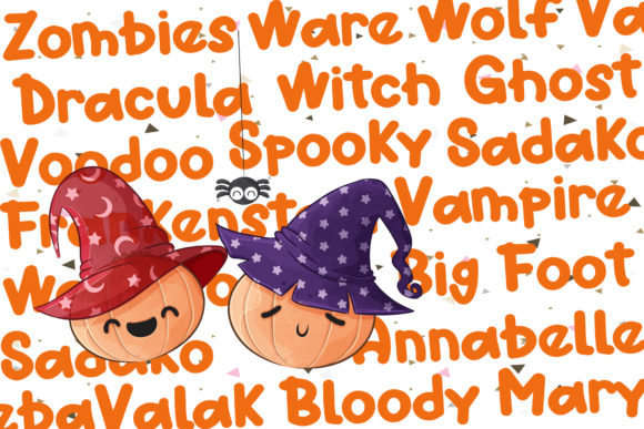 Hungry Monsta Font PNG with transparent background - Preview 5