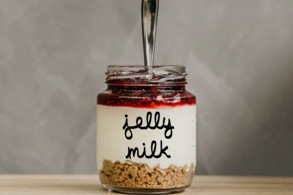 Jelly Milk Font font preview - 1