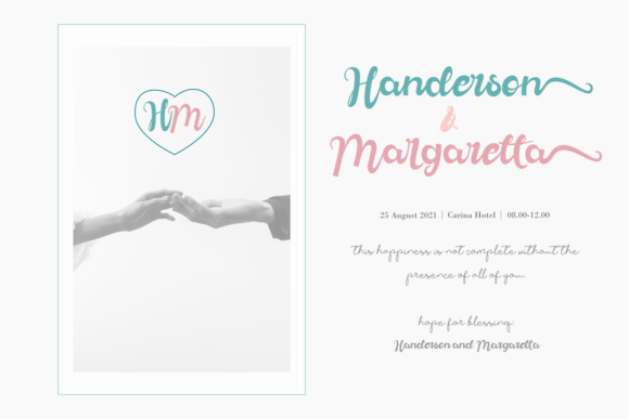 Makasih Font PNG with transparent background - Preview 3