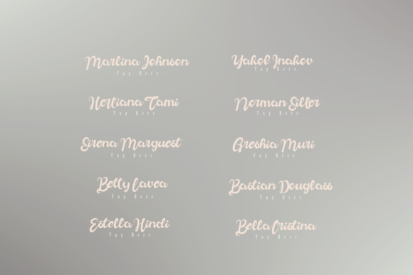 Makasih Font PNG with transparent background - Preview 5