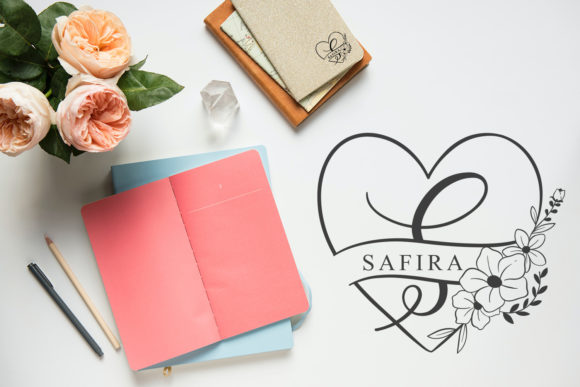 Melinda Monogram Font Font PNG with transparent background - Preview 2