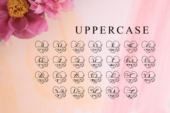 Melinda Monogram Font Font PNG with transparent background - Preview 4