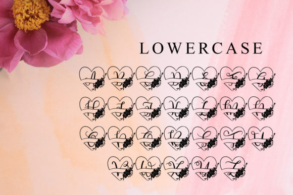 Melinda Monogram Font Font PNG with transparent background - Preview 5