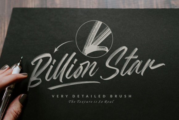 Monday Handbrush Font PNG with transparent background - Preview 2