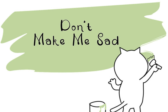 Monday Story Font PNG with transparent background - Preview 2