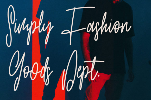 Olgoods Script Font PNG with transparent background - Preview 4