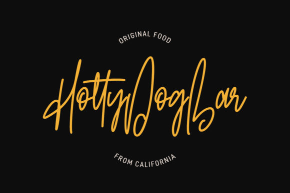 Olgoods Script Font PNG with transparent background - Preview 6