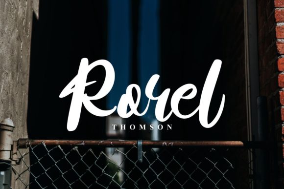 Railway Script Font PNG with transparent background - Preview 4