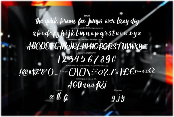 Railway Script Font PNG with transparent background - Preview 5