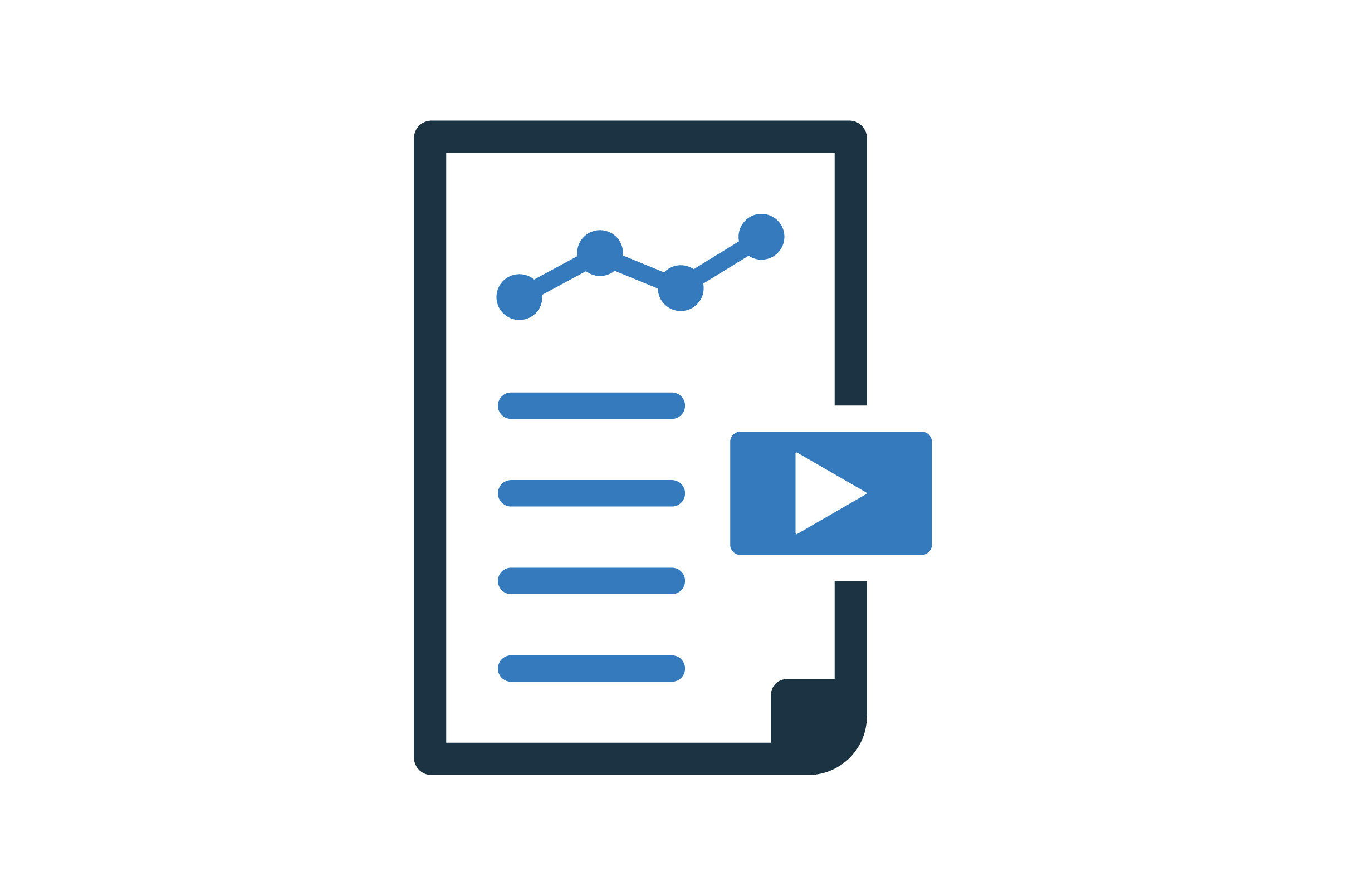 Report, Analysis, Overview Icon. Graphic by 121icons · Creative Fabrica