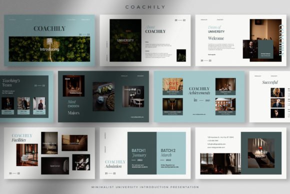 Preview of University Introduction Presentation education presentation template