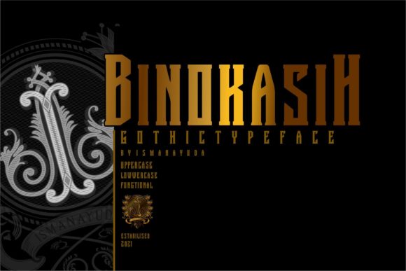 Binokasih Font - Preview 3