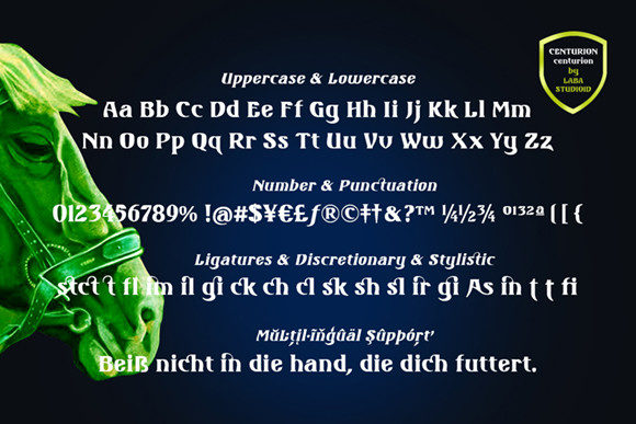Centurion Font - Preview 4