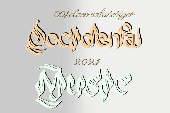 Claw White Tiger Font - Preview 2