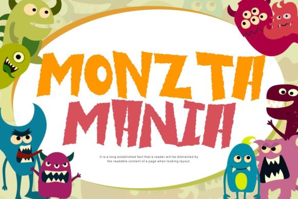 Dizzy Fence Font PNG with transparent background - Preview 6